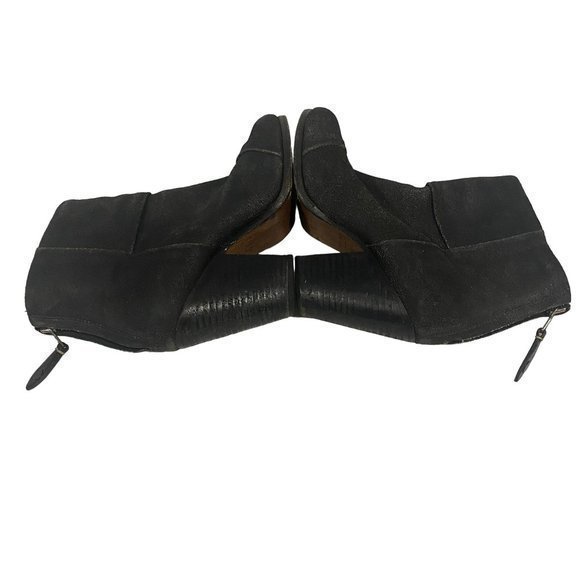 Rag‎ & Bone Newbury Bootie Black Leather Size 37 - Picture 4 of 12